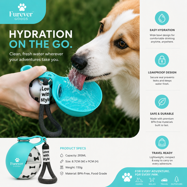 FureverBottle™ – Portable Pet Water Bottle