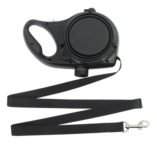 Outdoor Dog Walking 3-in-1 Portable Water Bottle With Leash